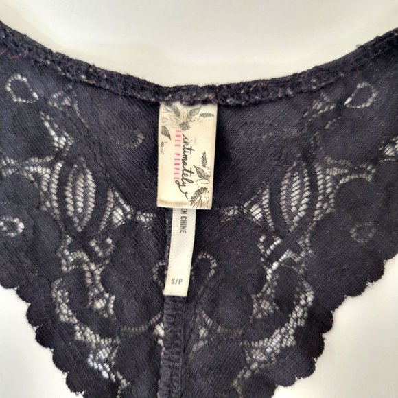 Intimately Free People Black Lace Racerback Bra - Picture 2 of 5